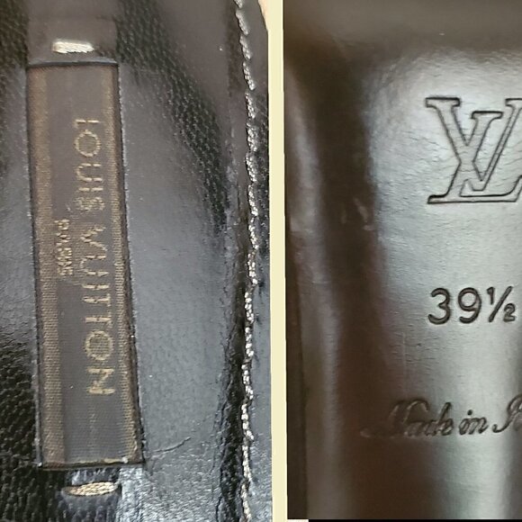 Louis Vuitton Bumblebee Slingback Open-Toe Heels - Picture 5 of 7